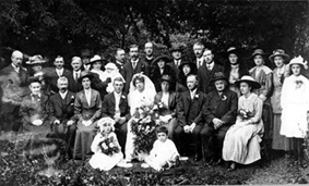 The wedding of William James Grover and Edith Winifred Waters